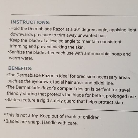 Dermablade Razor - Picture 6 of 7